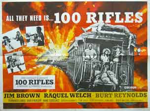 100 Rifles movie poster