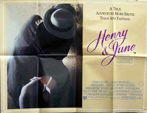 Henry And June film poster